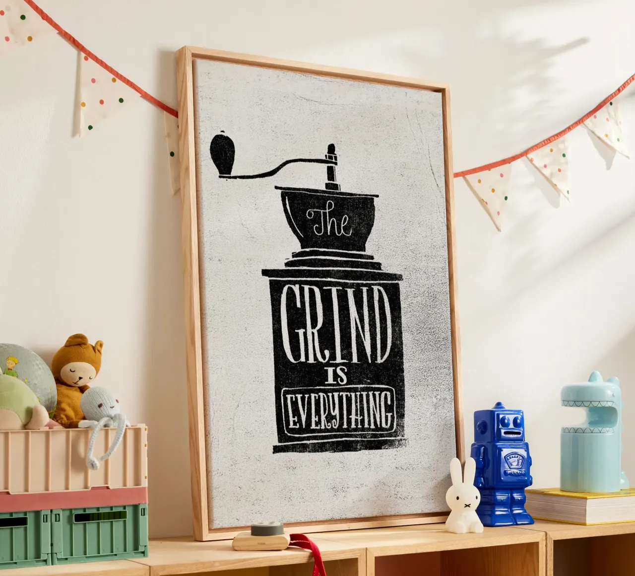 Grind lienzo con Marco flotante de Matthew Taylor Wilson