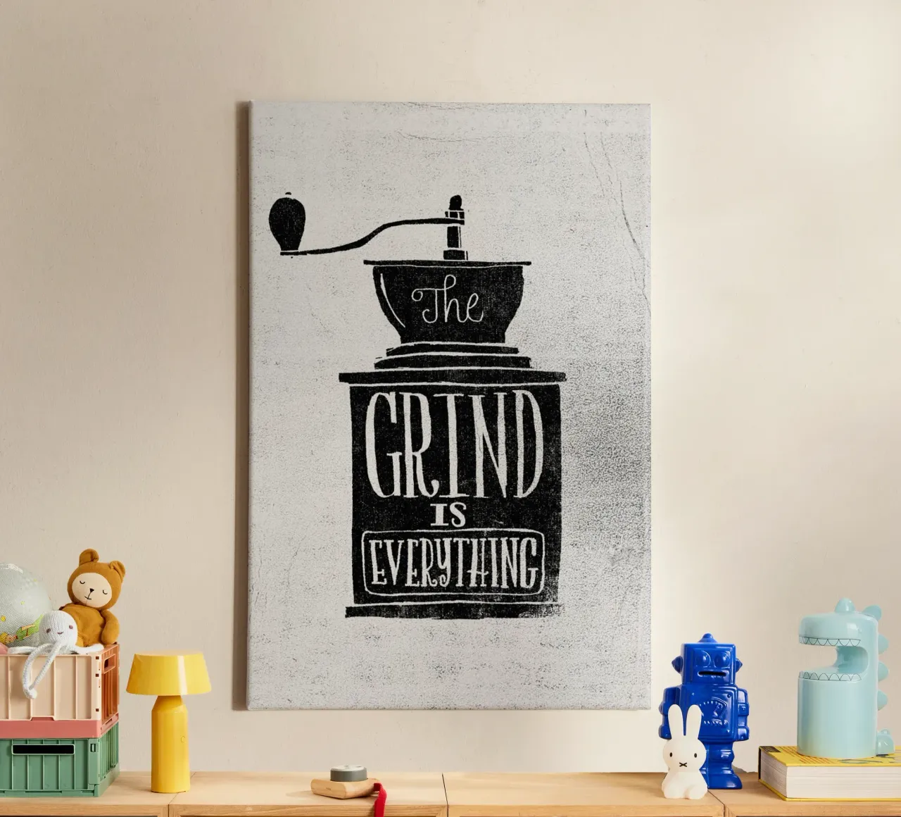 Grind lienzo con Marco flotante de Matthew Taylor Wilson