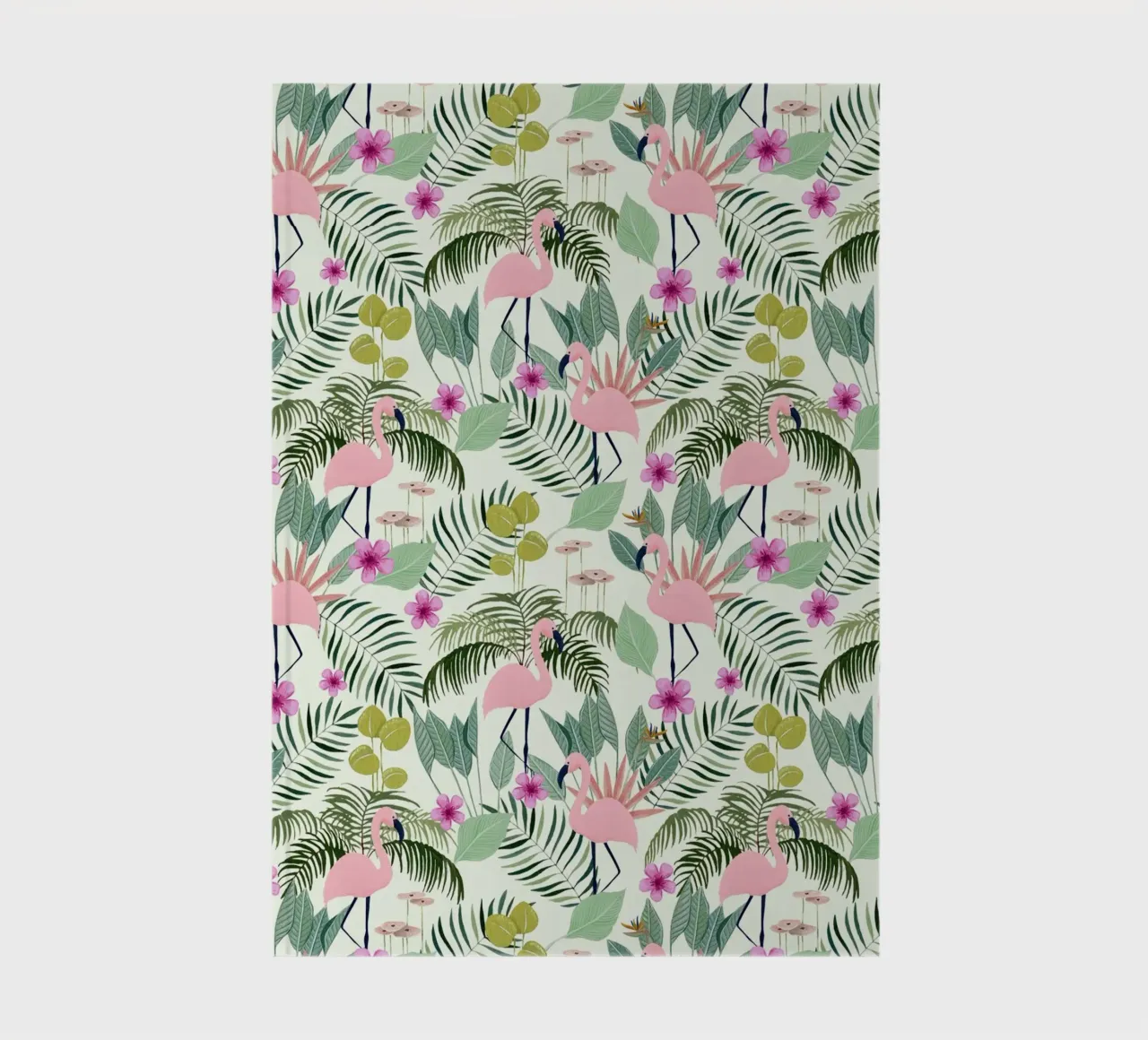 Fantom Fifi Art - Flamingo Muster Lime diario da The Artcircle