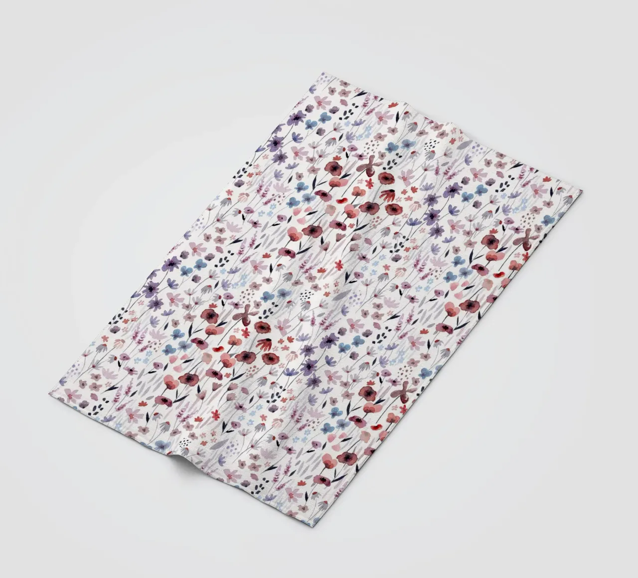 Fantom Fifi Art - Frische Blumen Muster coperta in pile da The Artcircle