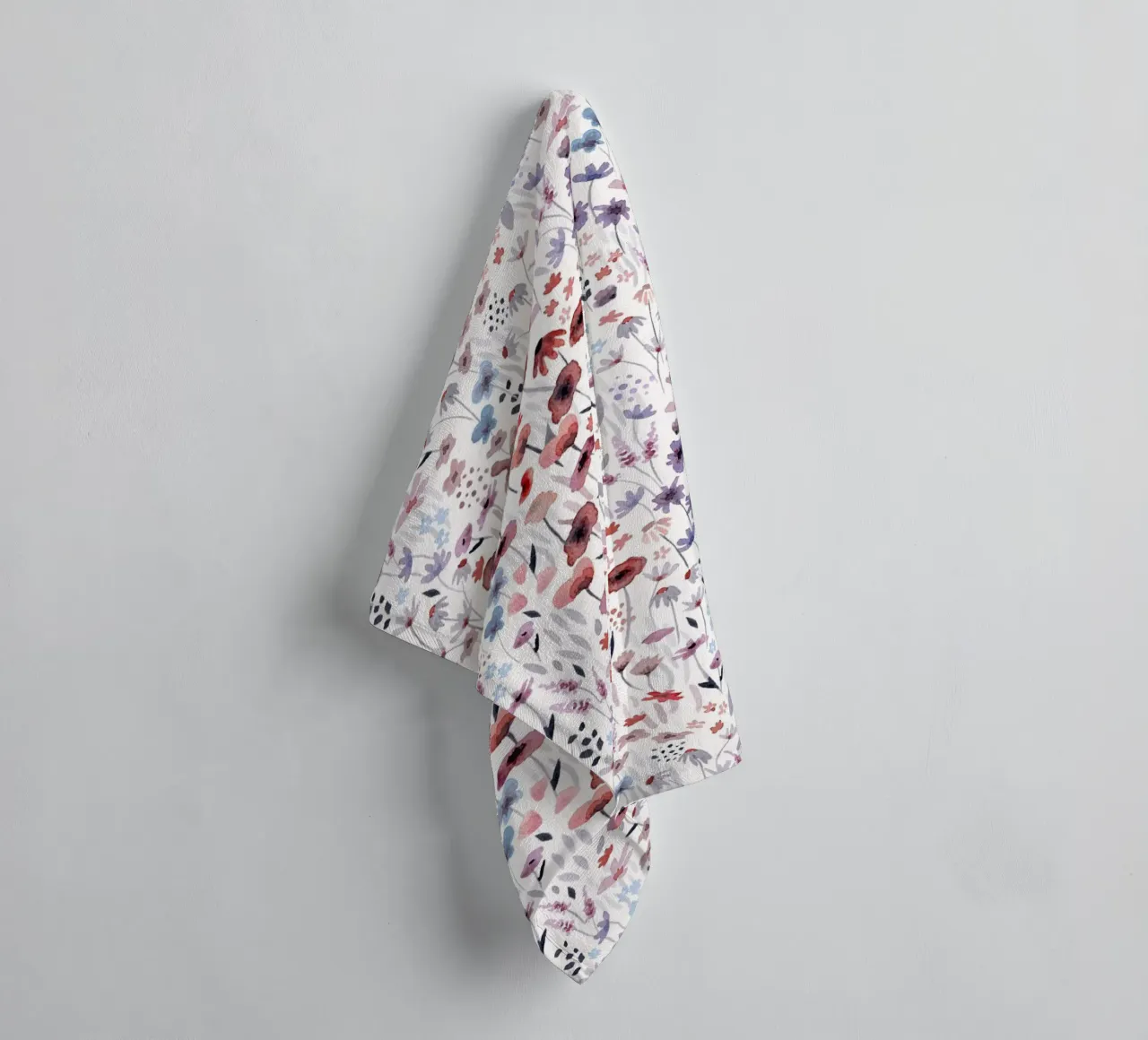 Fantom Fifi Art - Frische Blumen Muster badhanddoek van The Artcircle