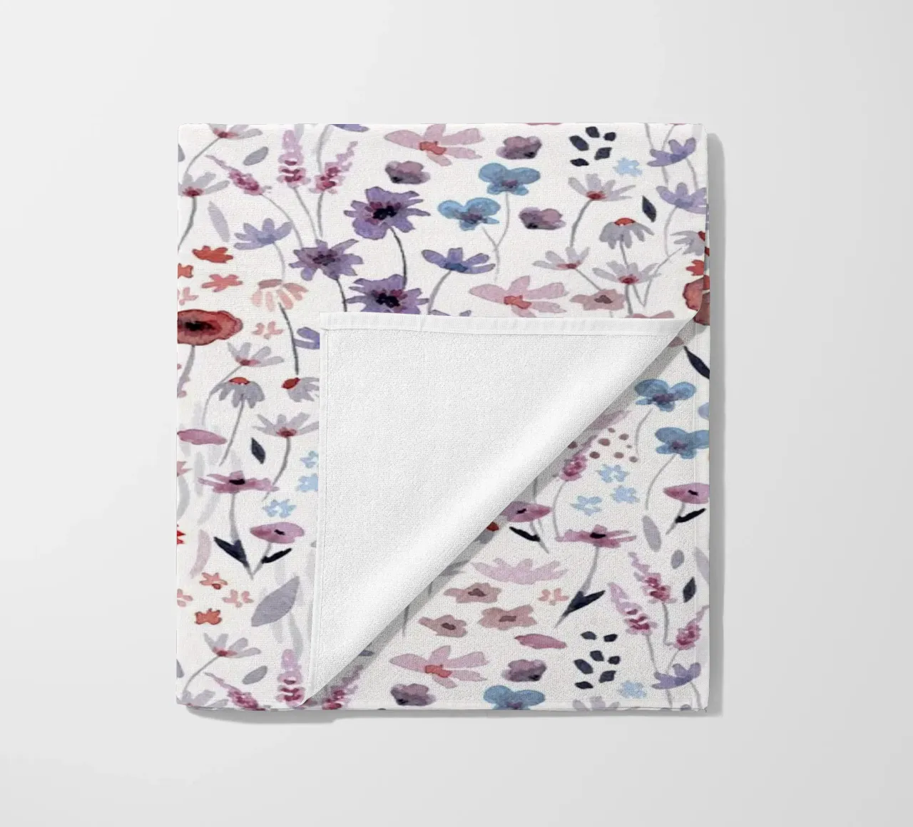 Fantom Fifi Art - Frische Blumen Muster serviette de plage de The Artcircle
