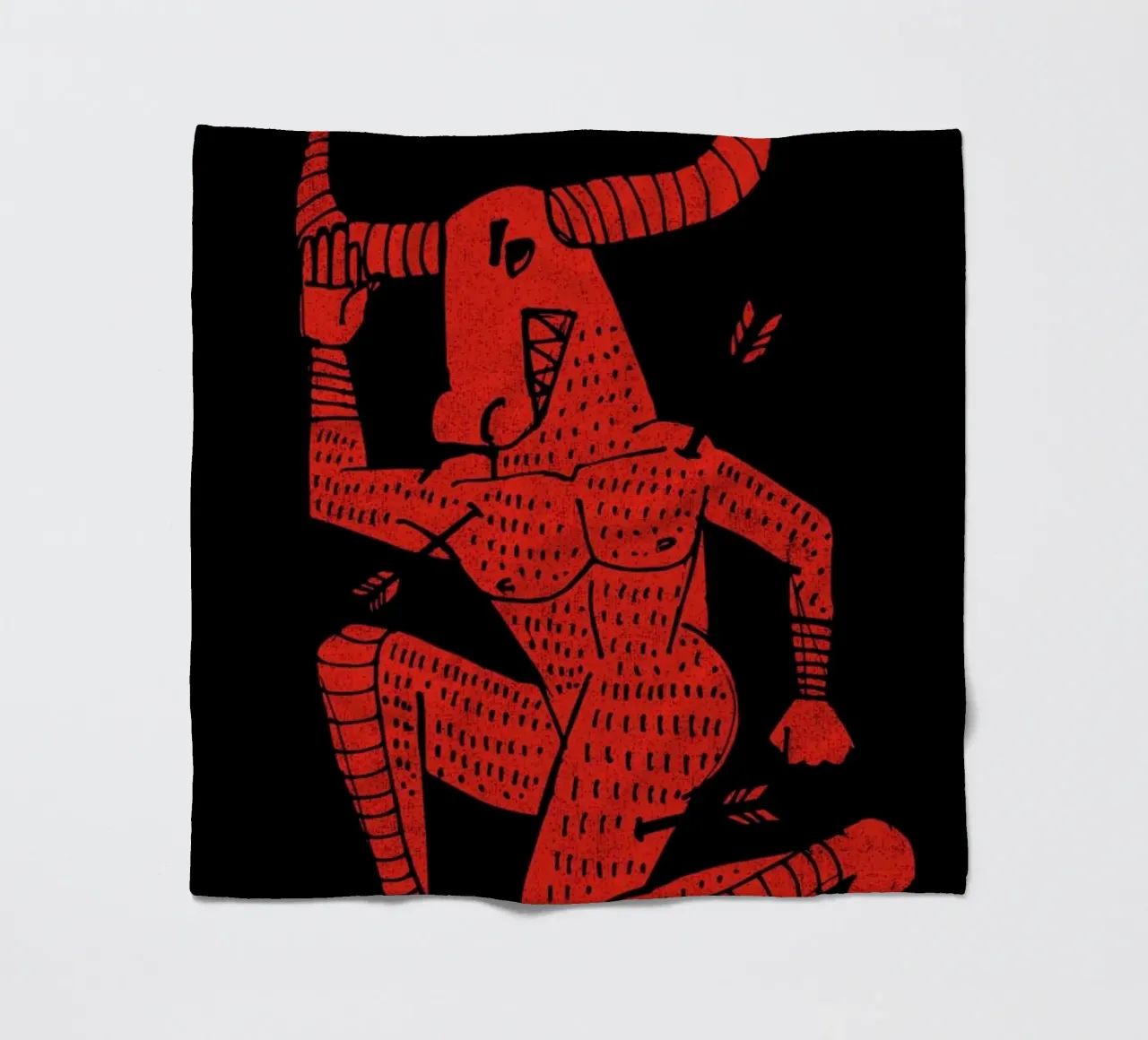 Minotaur coperta in pile da Matthew Taylor Wilson