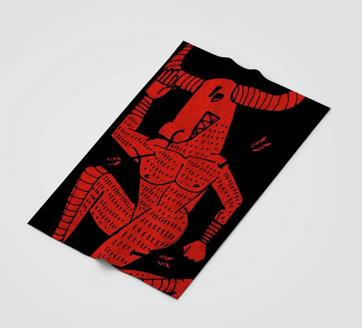 Minotaur fleecedeken van Matthew Taylor Wilson