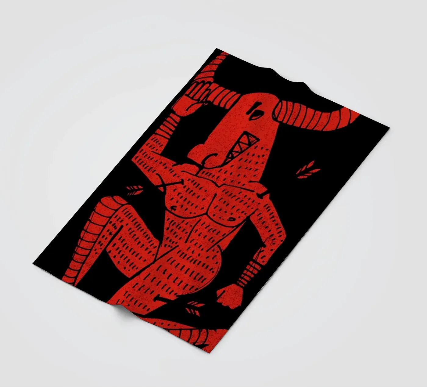 Minotaur fleecedeken van Matthew Taylor Wilson