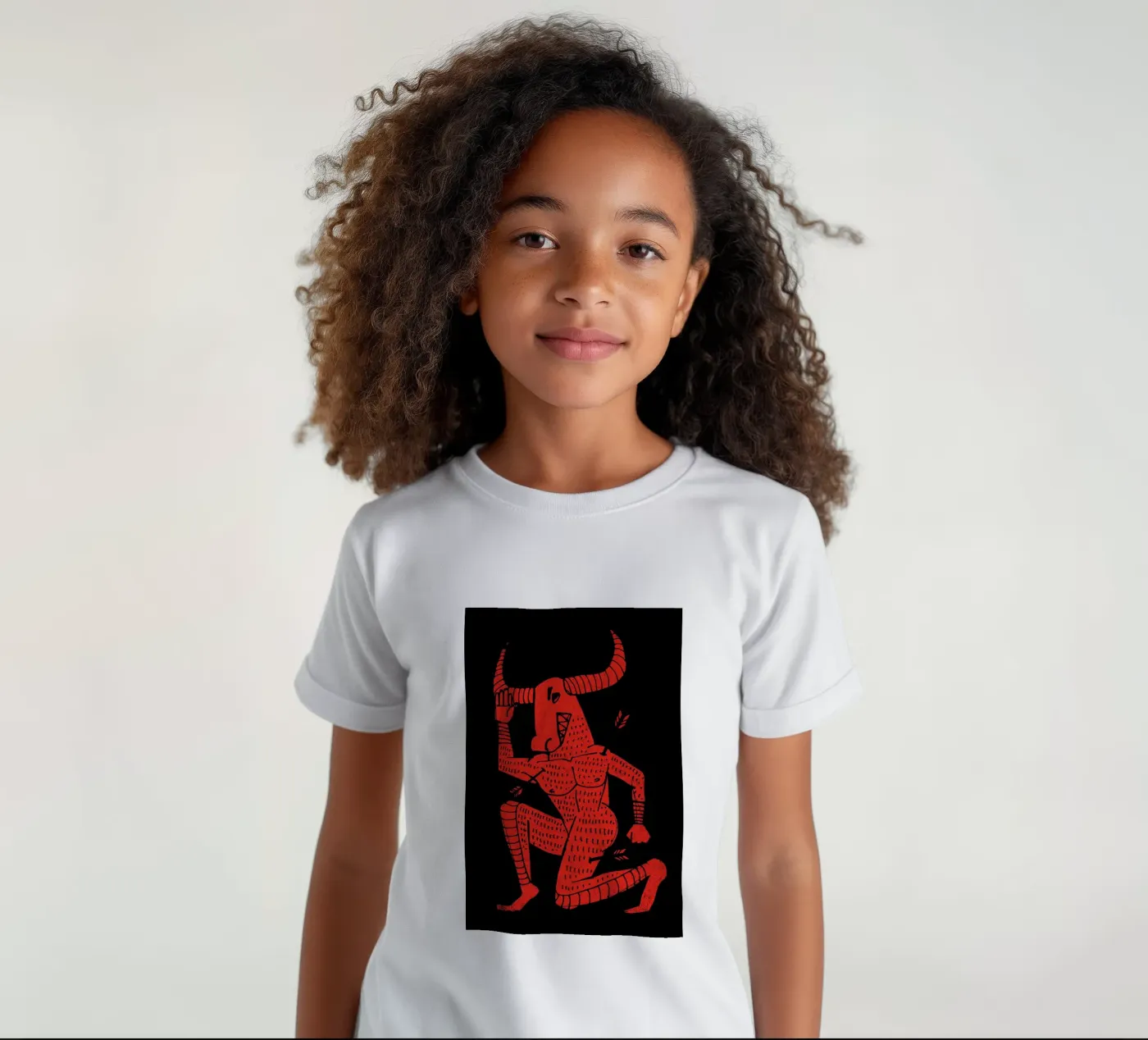 Minotaur t-shirt bambini da Matthew Taylor Wilson