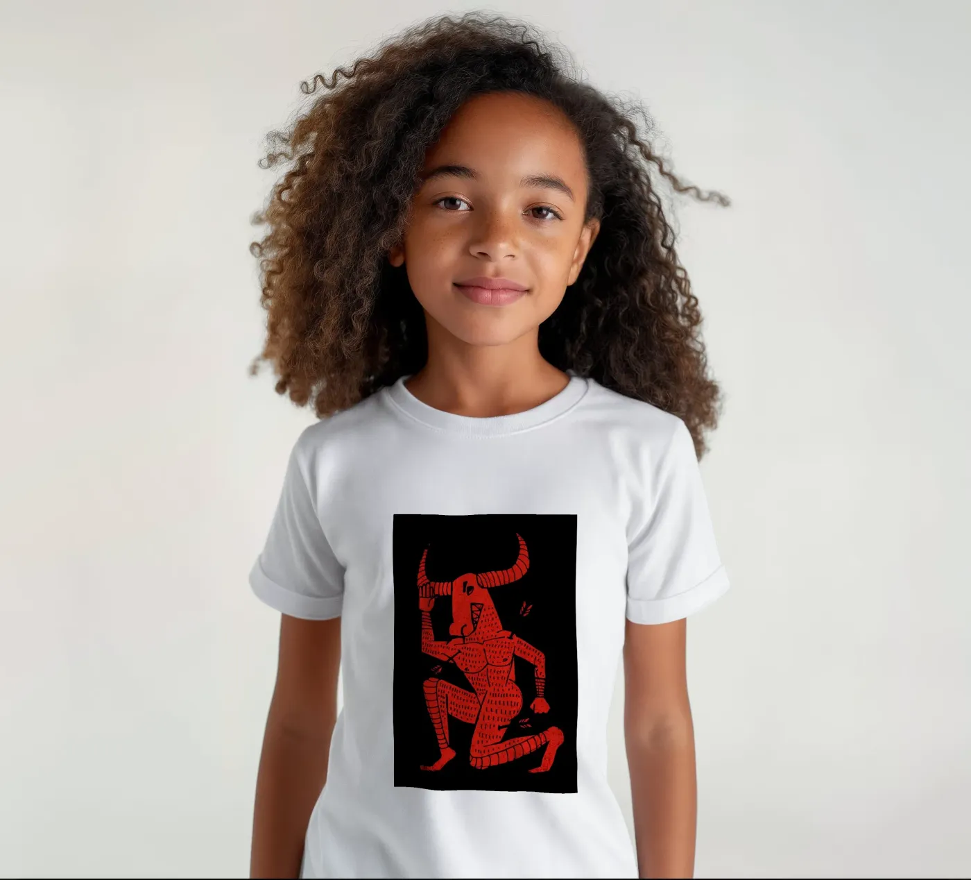 Minotaur t-shirt bambini da Matthew Taylor Wilson