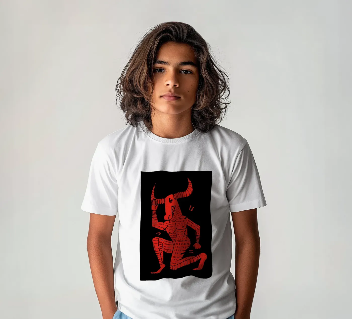 Minotaur kinder t-shirt van Matthew Taylor Wilson