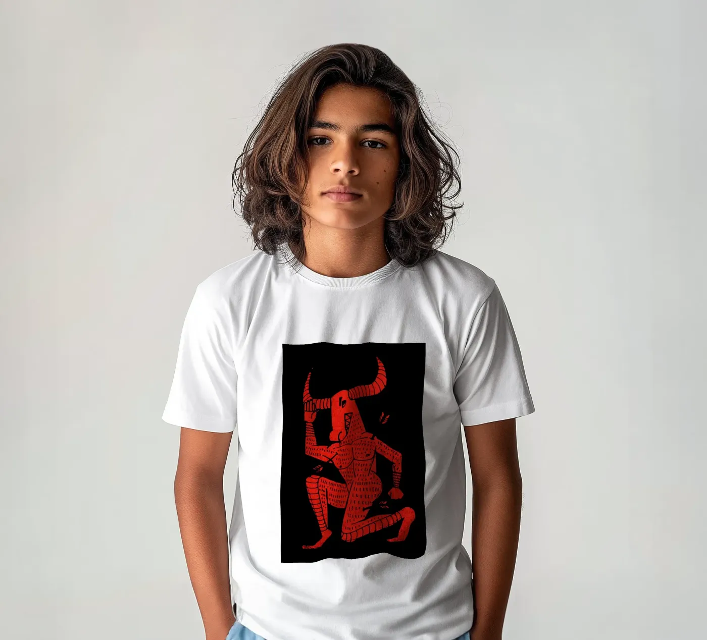Minotaur t-shirt bambini da Matthew Taylor Wilson