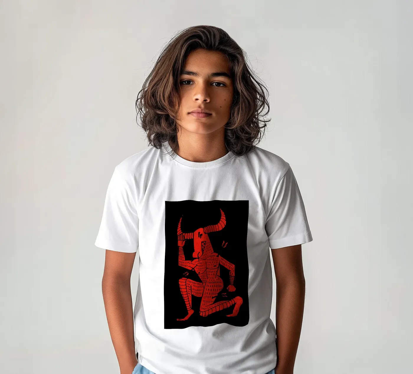 Minotaur kinder t-shirt van Matthew Taylor Wilson