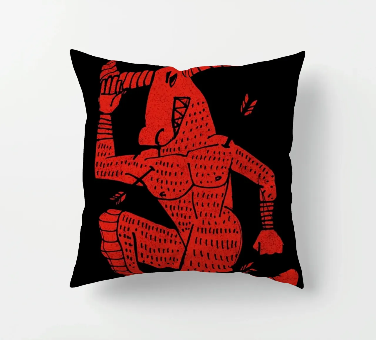 Minotaur cuscino da Matthew Taylor Wilson