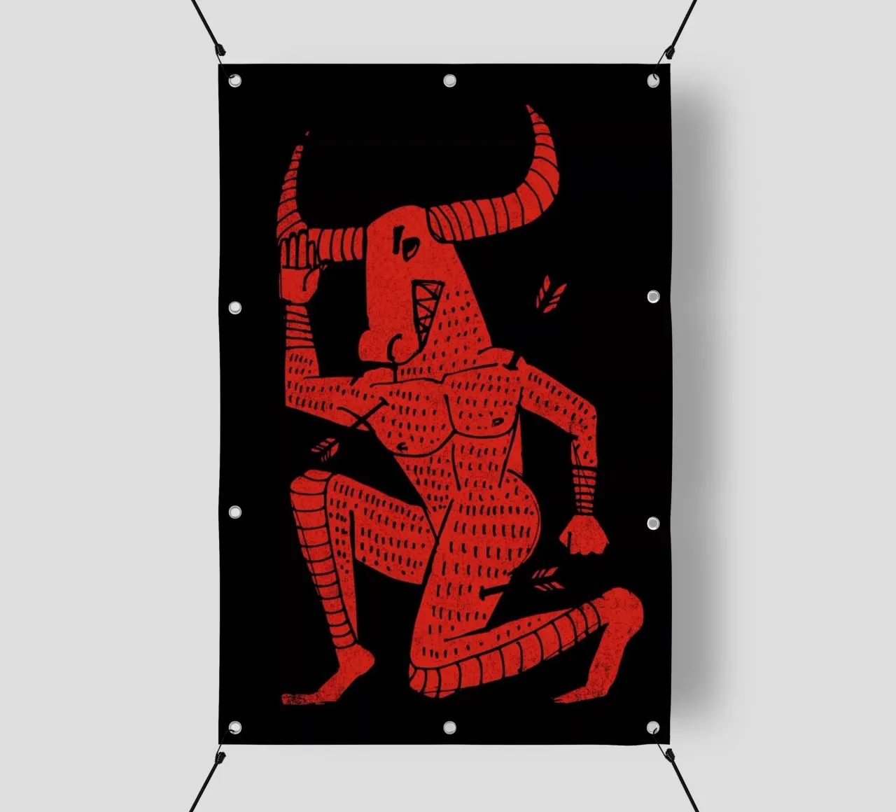 Minotaur telo in pvc da Matthew Taylor Wilson