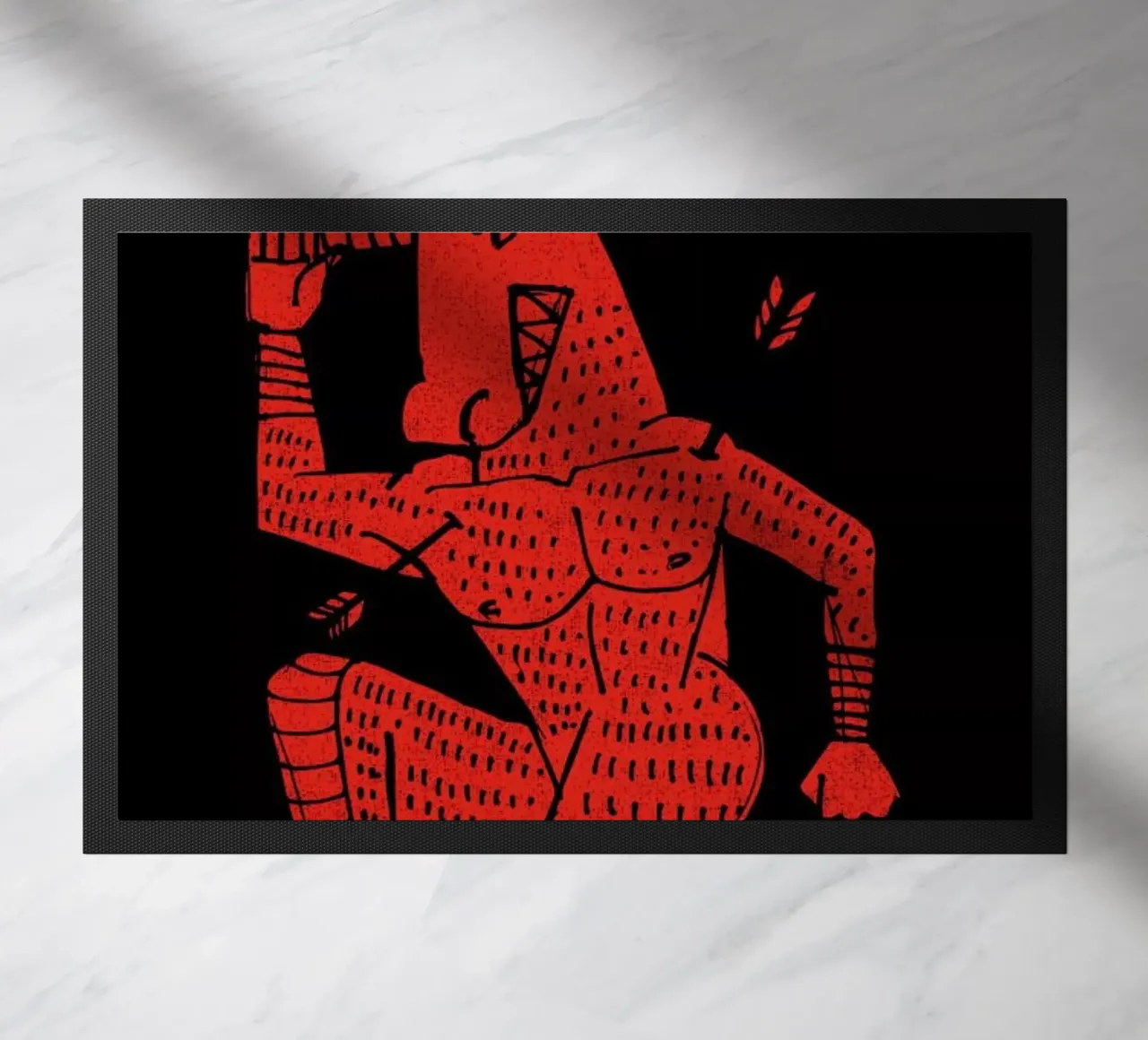 Minotaur doormat by Matthew Taylor Wilson