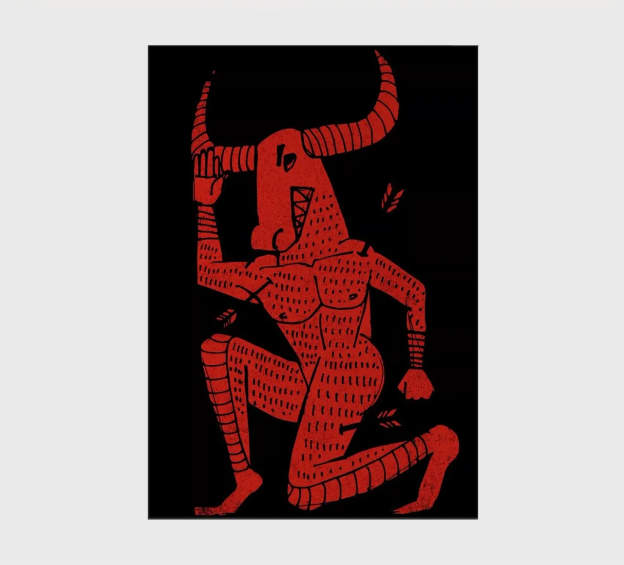 Minotaur notebook by Matthew Taylor Wilson