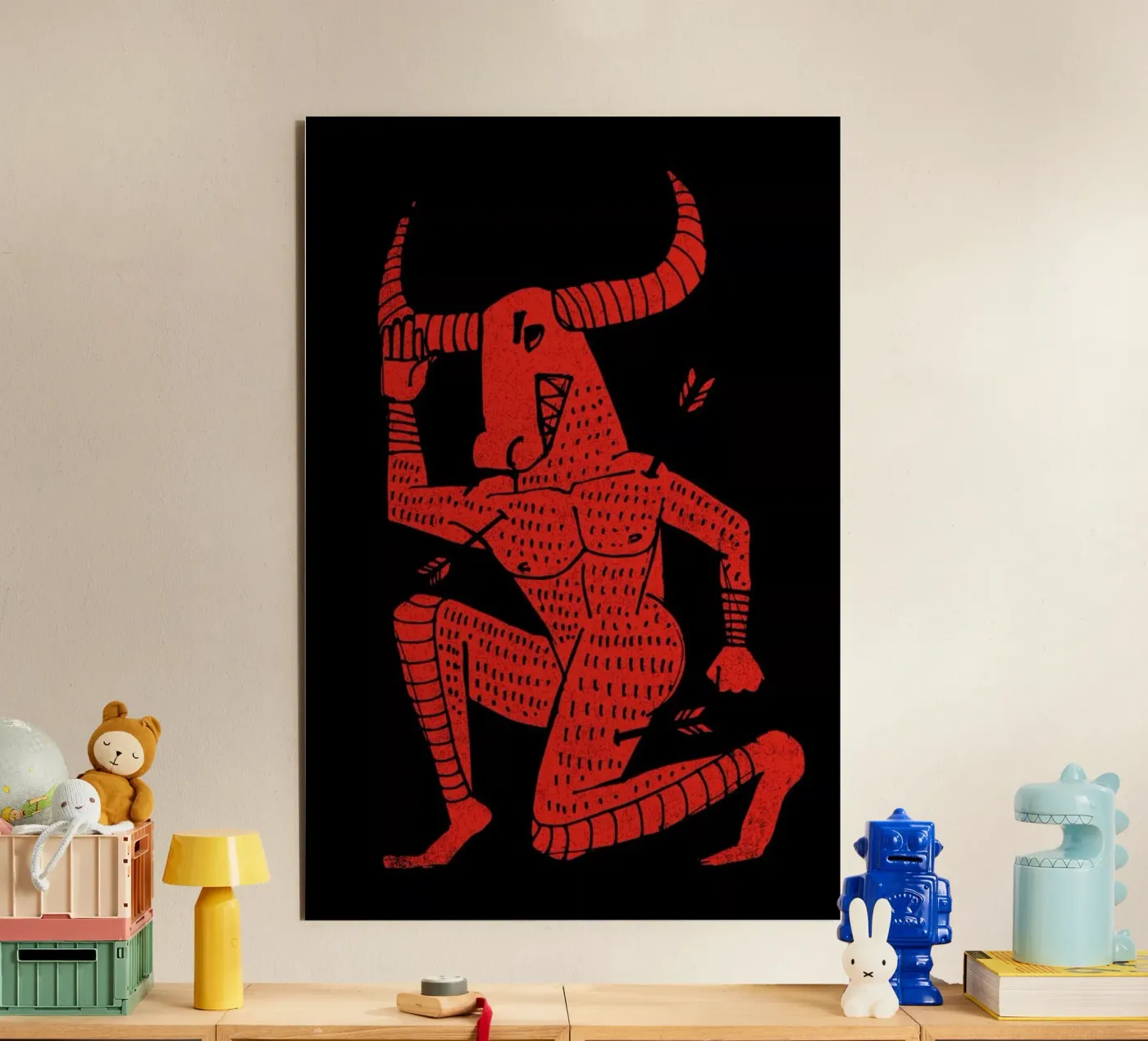 Minotaur alluminio dibond da Matthew Taylor Wilson