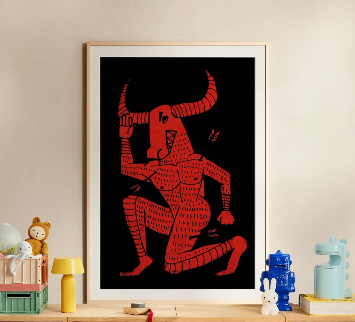 Minotaur poster by Matthew Taylor Wilson