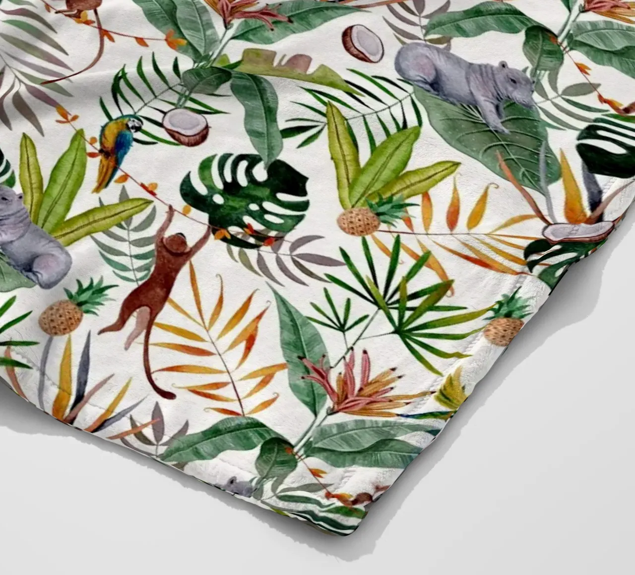 Fantom Fifi Art - Dschungelspaß Muster coperta in pile da The Artcircle