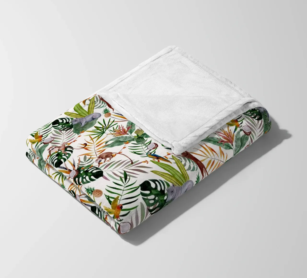 Fantom Fifi Art - Dschungelspaß Muster coperta in pile da The Artcircle