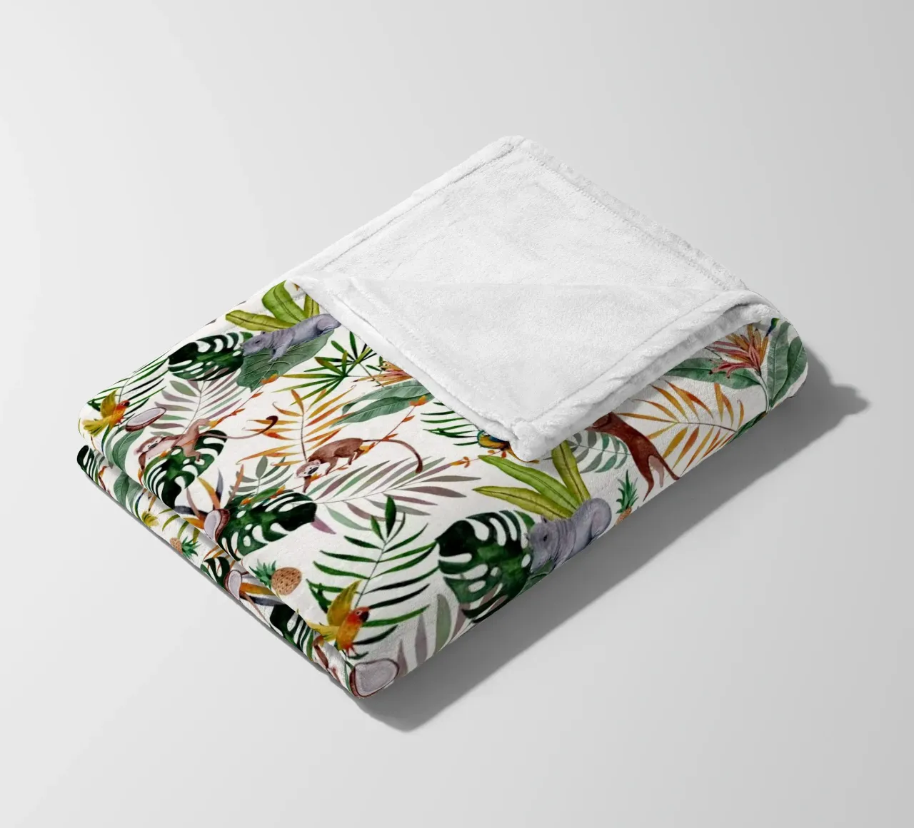 Fantom Fifi Art - Dschungelspaß Muster coperta in pile da The Artcircle