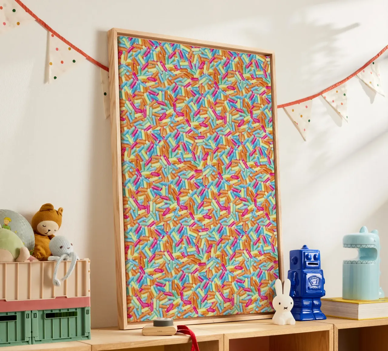 Candy tela con Cornice a cassetta da Curious Collections by Marielle Leenders