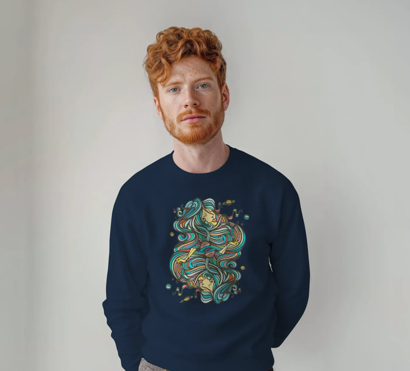 Planets sweatshirt van Ninhol