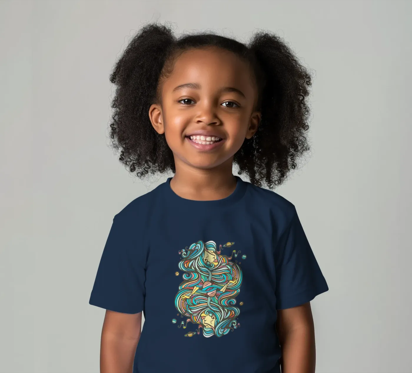 Planets Kinder T-Shirt von Ninhol