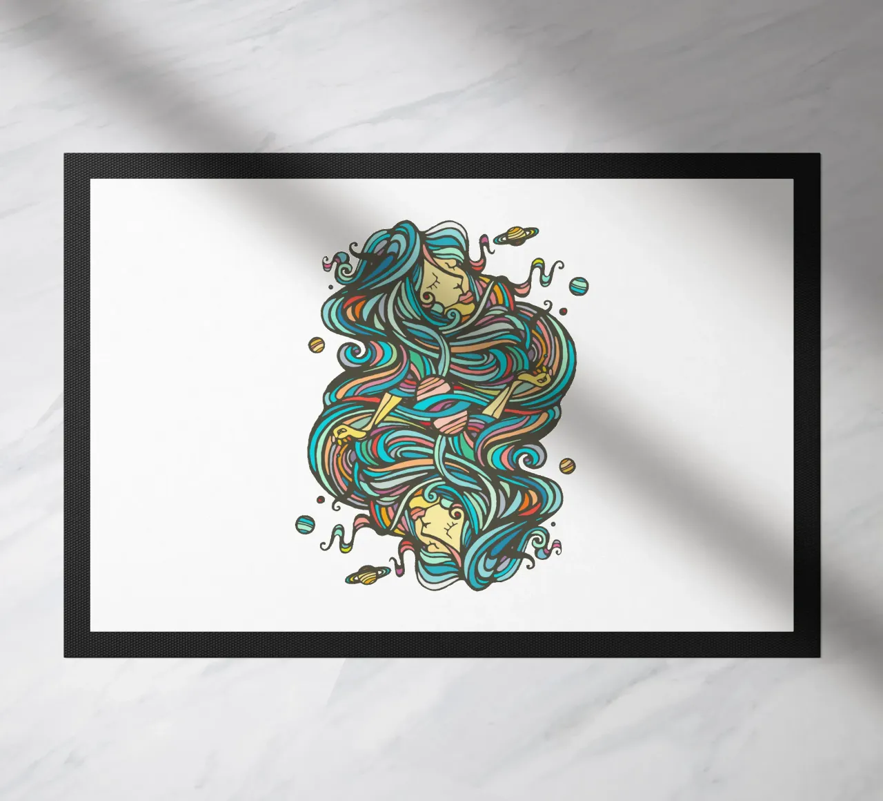 Planets doormat by Ninhol