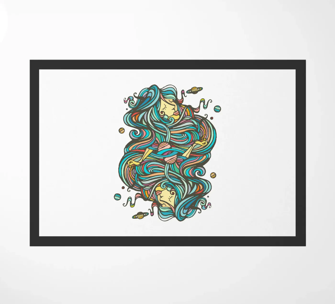 Planets doormat by Ninhol