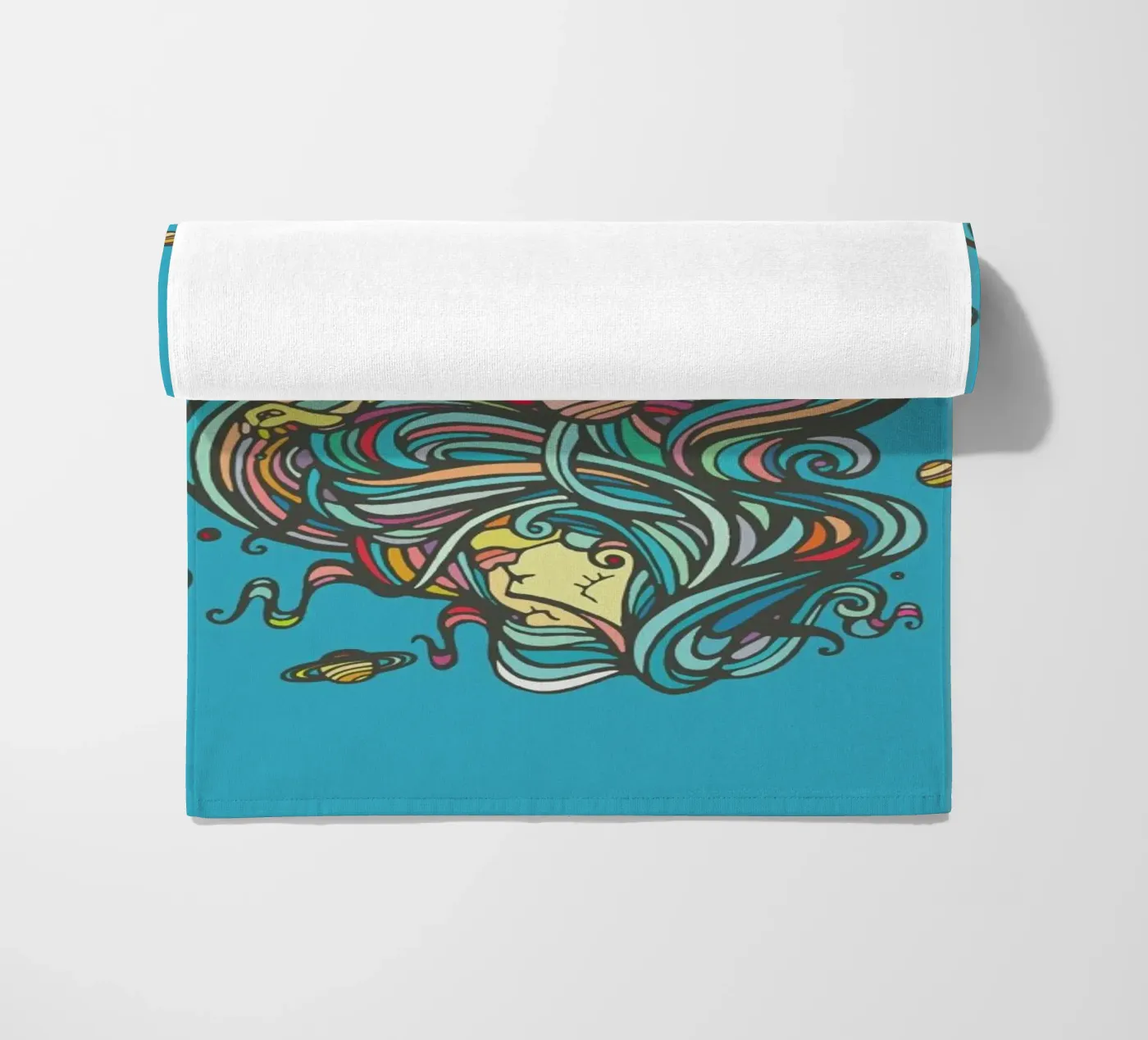 Planets strandhanddoek van Ninhol