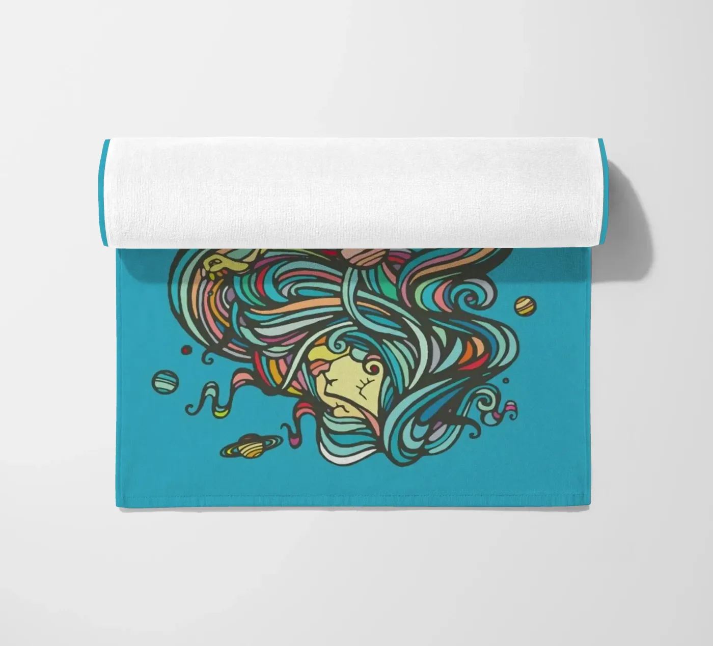 Planets strandhanddoek van Ninhol