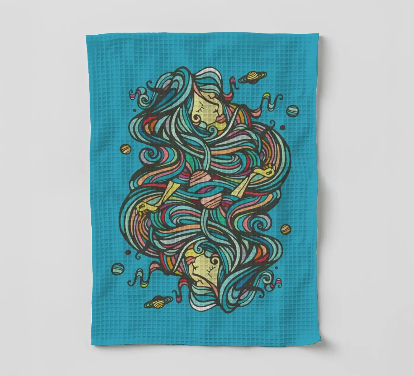 Planets Geschirrtuch von Ninhol