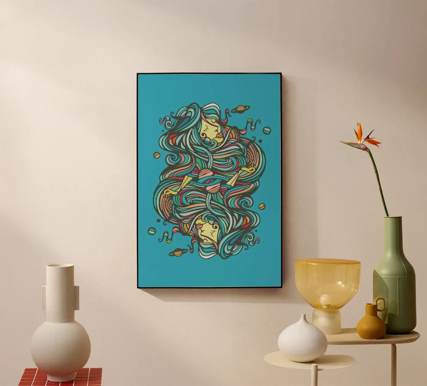 Planets Acryl-Glas von Ninhol