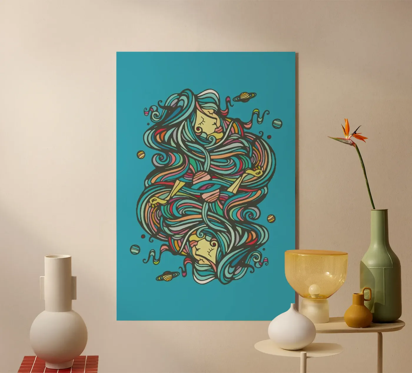 Planets Acryl-Glas von Ninhol