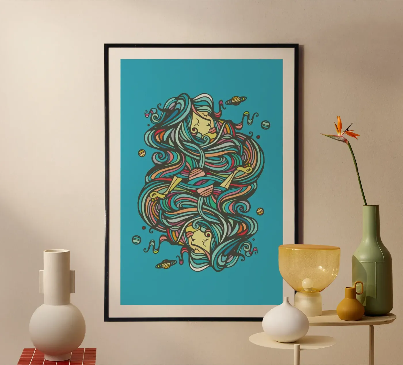Planets Poster von Ninhol