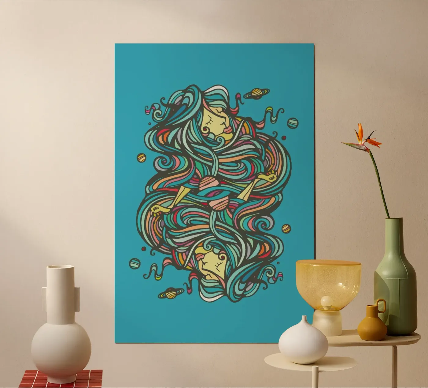 Planets Poster von Ninhol
