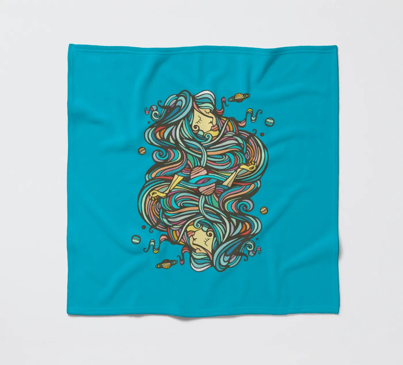Planets plaid polaire de Ninhol