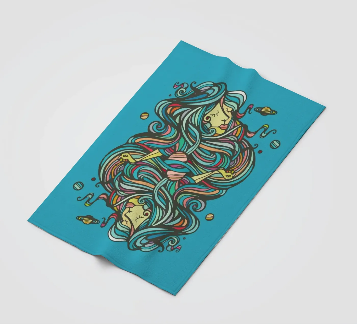 Planets plaid polaire de Ninhol