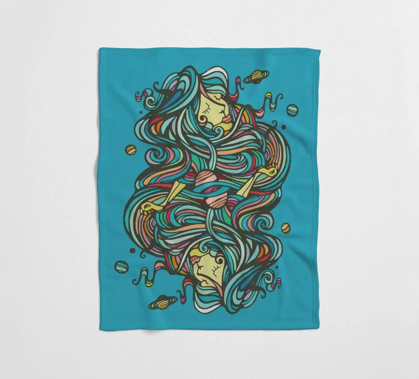 Planets plaid polaire de Ninhol