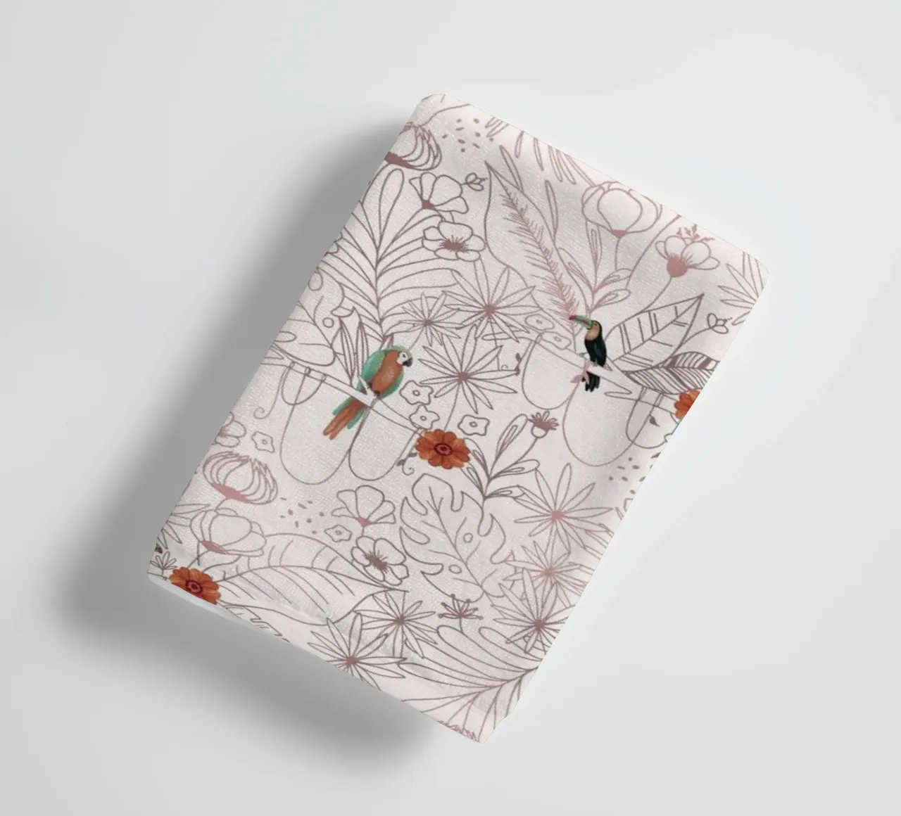 Fantom Fifi Art - Papageienmuster asciugamano da bagno da The Artcircle