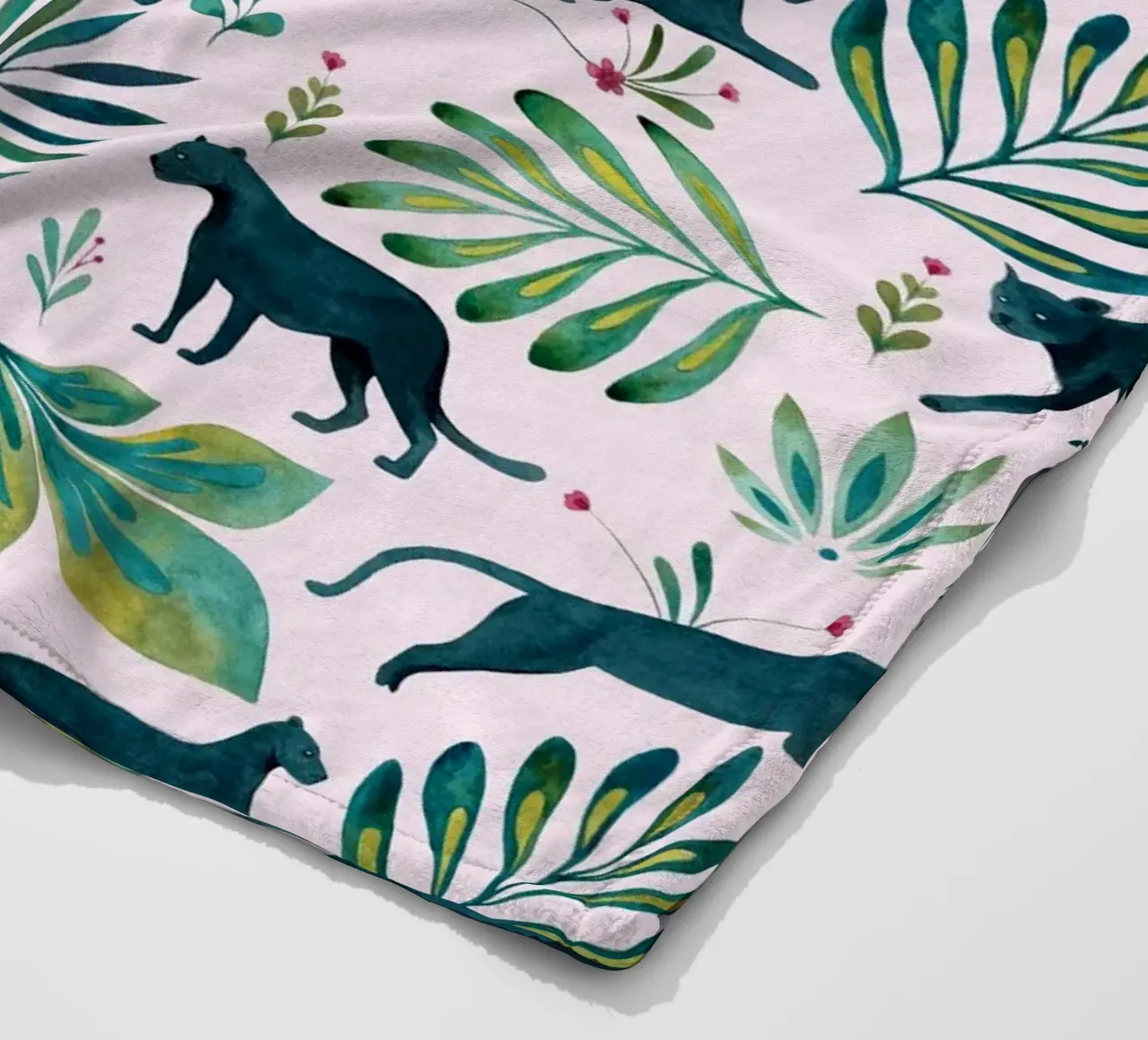 Fantom Fifi Art - Panther Muster coperta in pile da The Artcircle