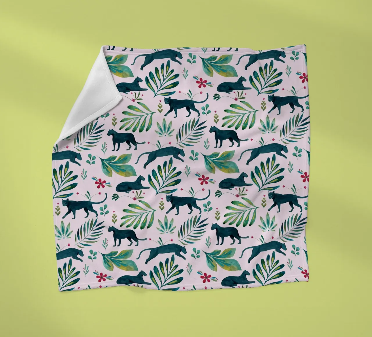 Fantom Fifi Art - Panther Muster coperta in pile da The Artcircle
