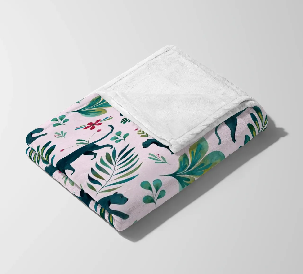 Fantom Fifi Art - Panther Muster coperta in pile da The Artcircle