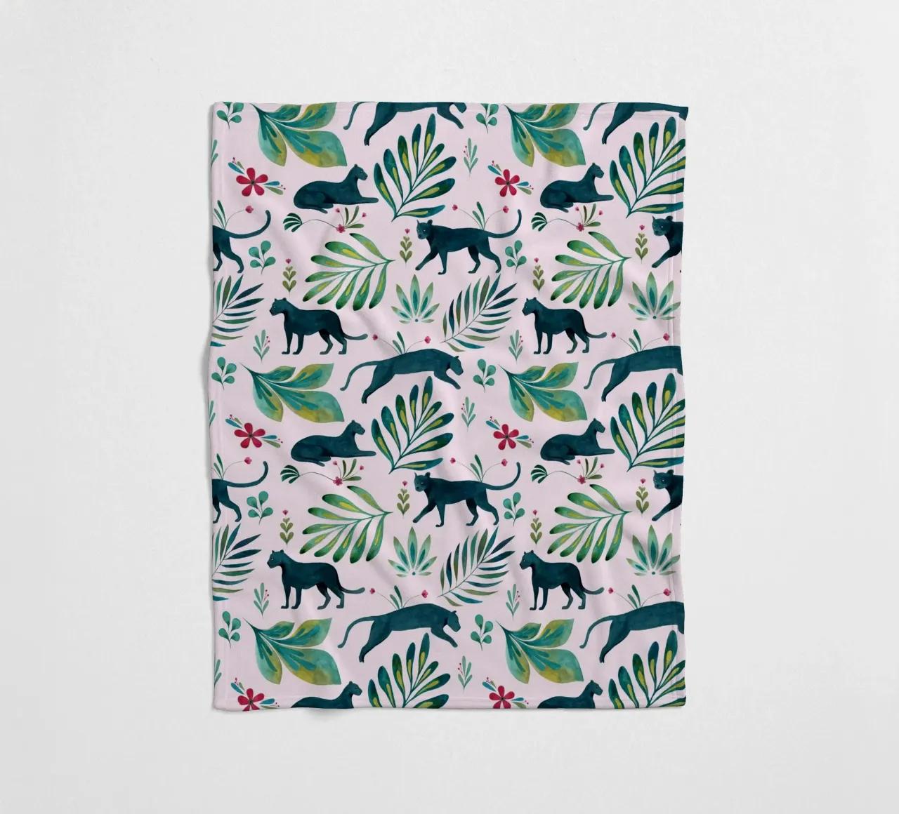 Fantom Fifi Art - Panther Muster coperta in pile da The Artcircle