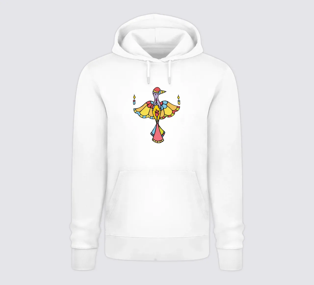Skin Birds felpa con cappuccio da Ninhol