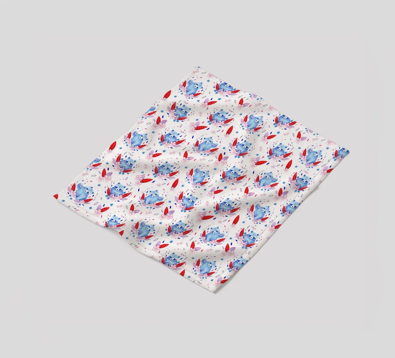 Fantom Fifi Art - Waschbären Muster coperta in pile da The Artcircle