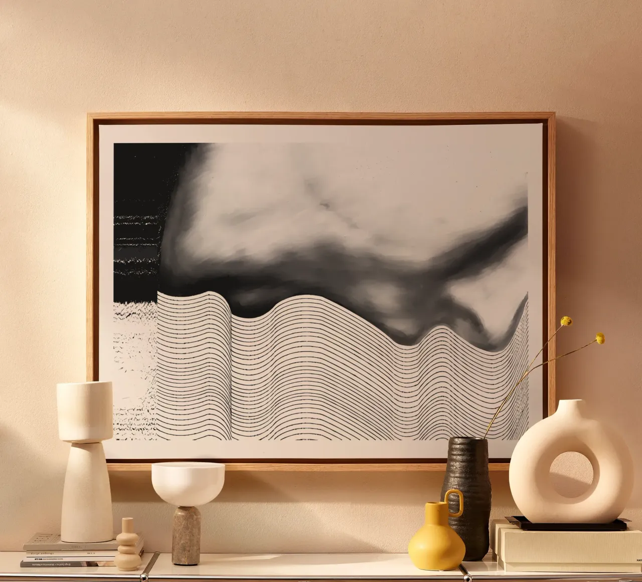 Falling Star canvas by Kunst und Kontrast