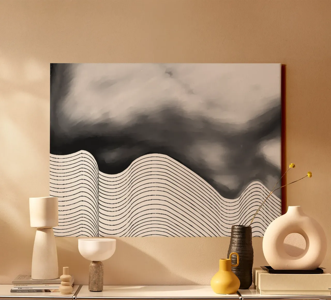 Falling Star canvas by Kunst und Kontrast