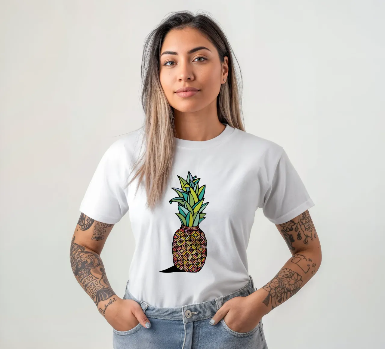 Golden Pineapple t-shirt da Ninhol