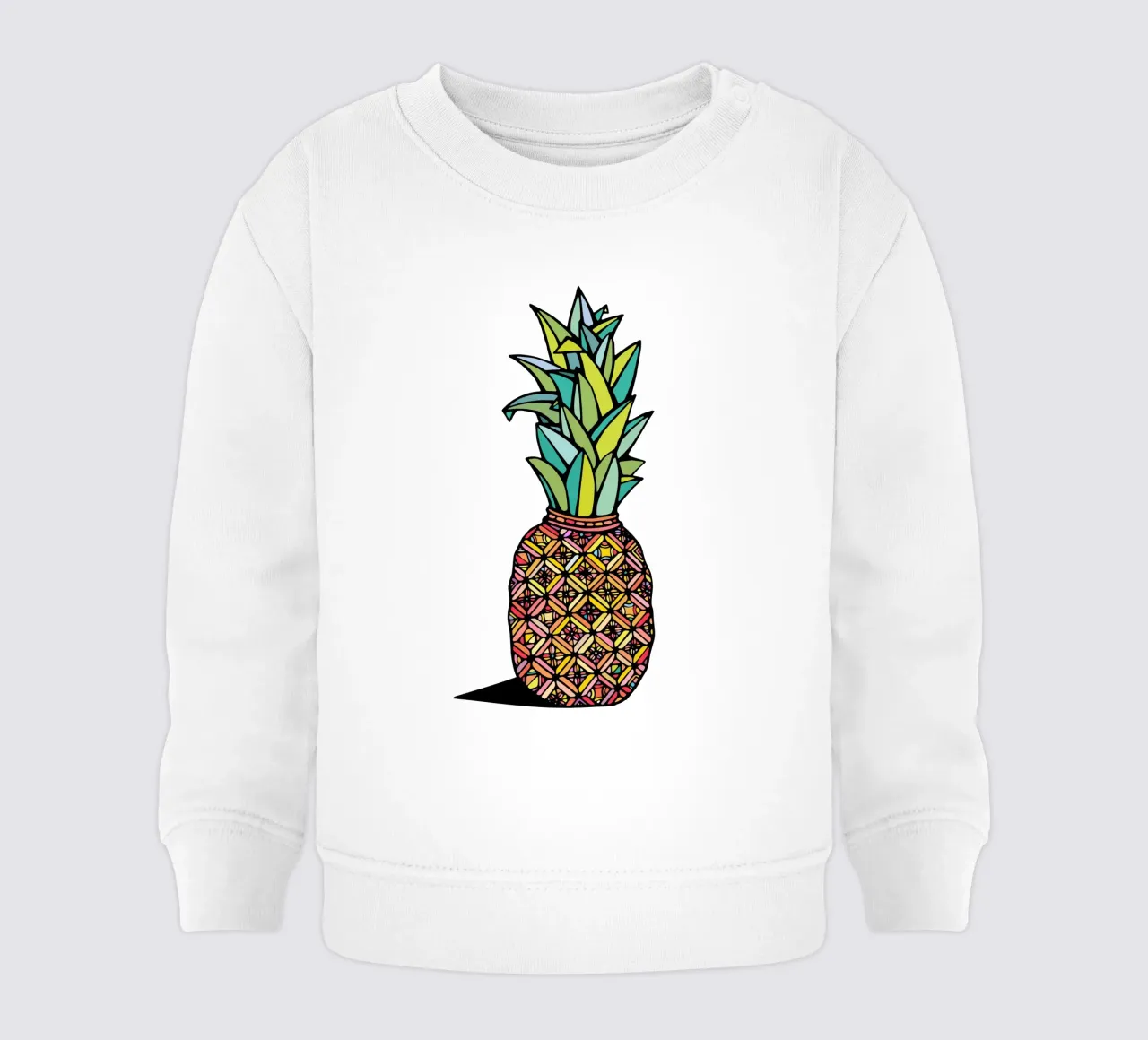 Golden Pineapple felpa neonato da Ninhol