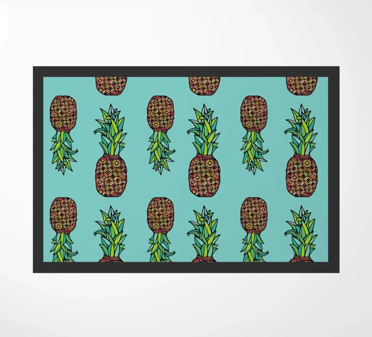 Golden Pineapple doormat by Ninhol